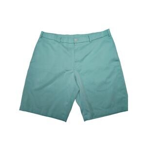 Walter Hagen‎ Shorts Men's Golf Teal Aqua Flat Front Stretch Size 40 Casual
